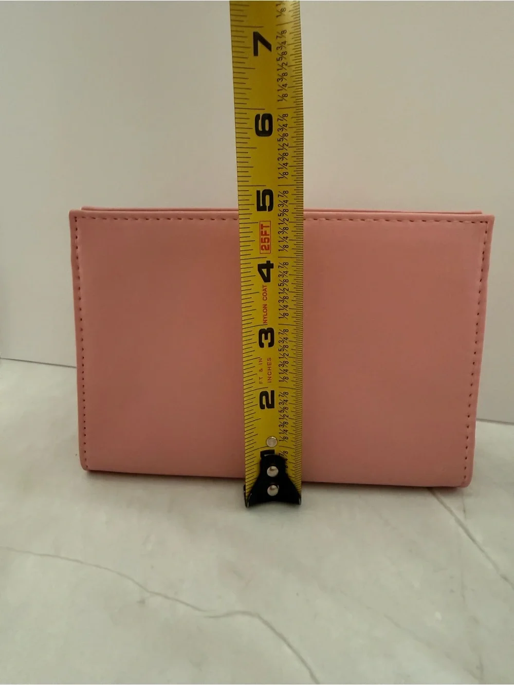 Yves Saint Laurent Pink Embossed Leather Cosmetic Case